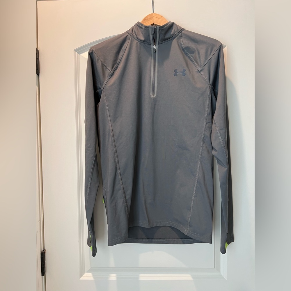 Thin running half zip jacket